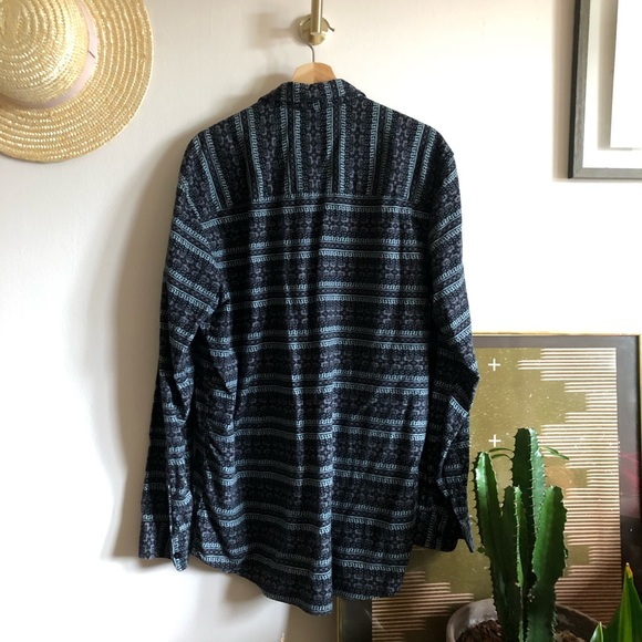 Vintage WeSC Fleece Button Down Shirt - Picture 2 of 4